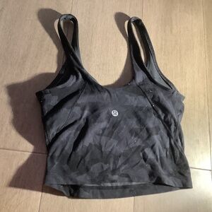 Lululemon camo align tank size 2